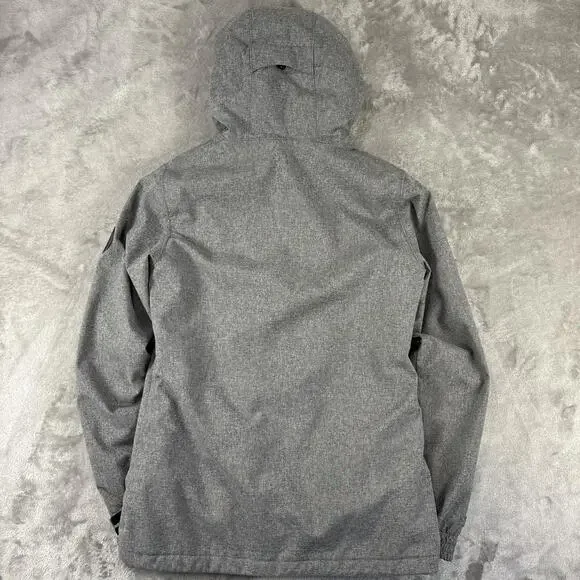 Aperture Jacket 10000 mm Waterproof Ski Snowboard Hooded Coat Gray Size S - Picture 6 of 7